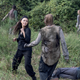 Rosita (Christian Serratos) uses brass knuckles to beat up zombies, which seems like a terrible idea.